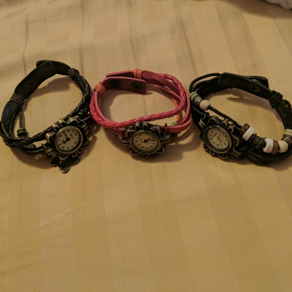 Butterfly decorative watch bundle